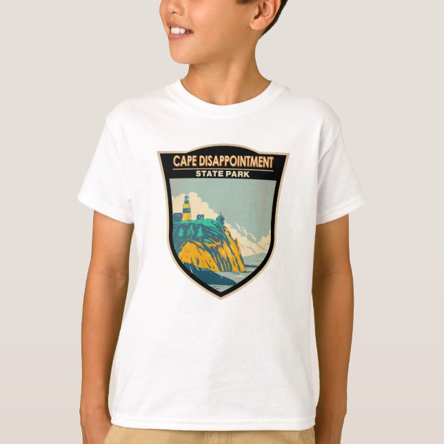 Cape Enttäuschung Staat Park Washington Vintag T-Shirt (Vorderseite)