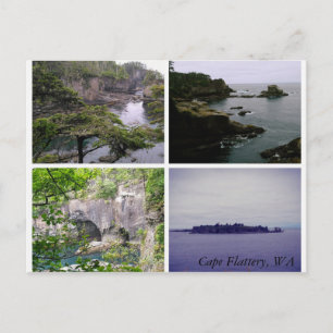 Cape Flattery horizontale Collage Postkarte