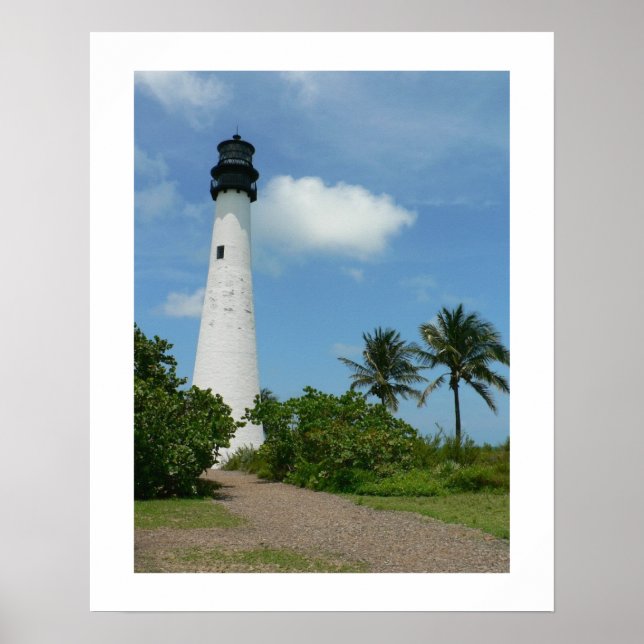 Cape Florida Lighthouse II Poster (Vorne)