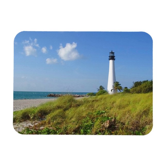 Cape Florida Lighthouse Magnet (Horizontal)