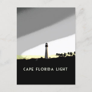 Cape Florida Lighthouse Poster Postkarte