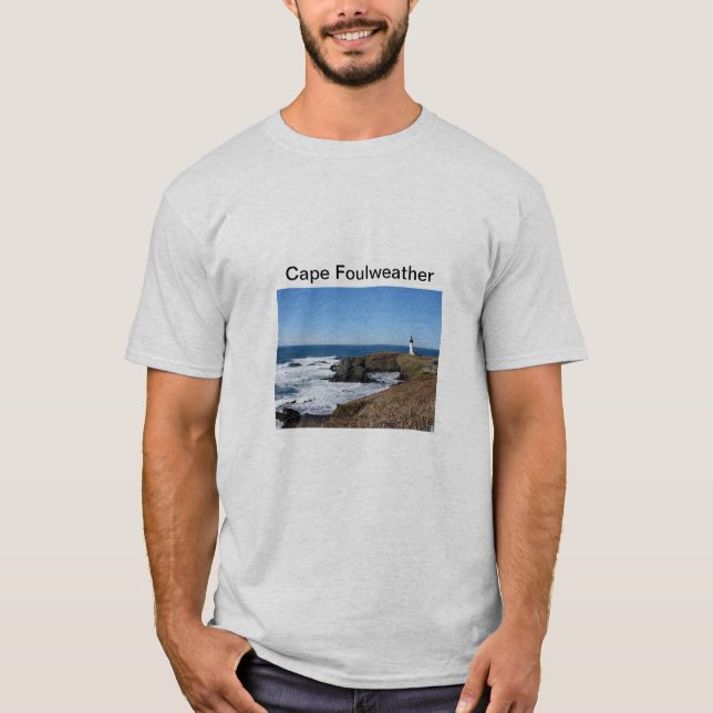 Cape Foulweather Lighthouse T-Shirt (Vorderseite)
