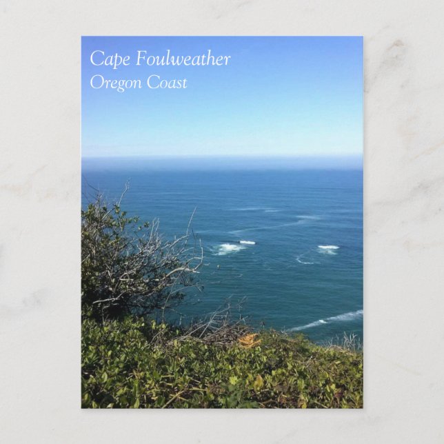 Cape Foulweather, Oregon Postkarte (Vorderseite)