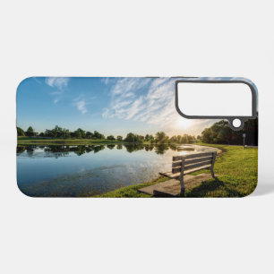 Cape Girardeau Park Bench Sunset Samsung Case Galaxy Hülle