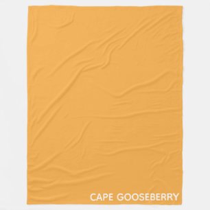 Cape Gooseberry, gelbe Farbe Fleecedecke