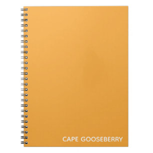Cape Gooseberry, gelbe Farbe Notizblock