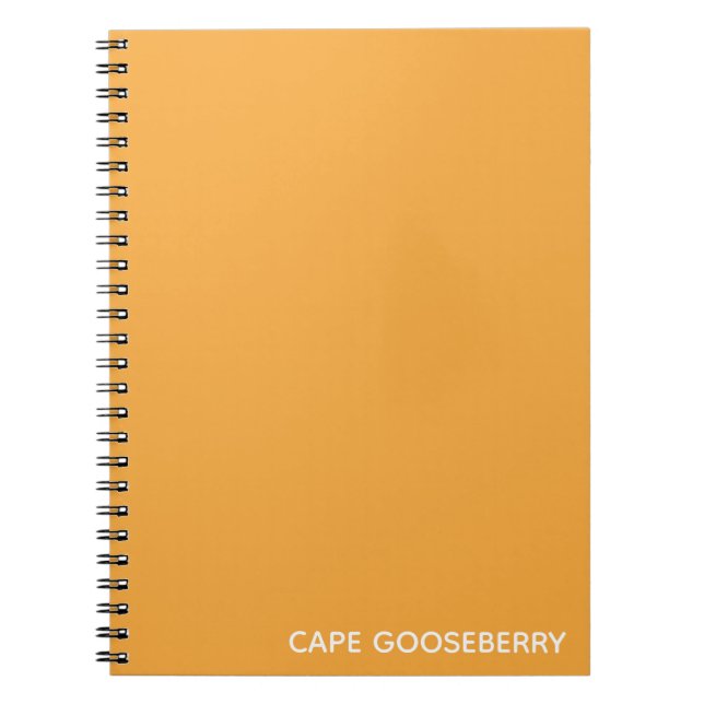 Cape Gooseberry, gelbe Farbe Notizblock (Vorderseite)