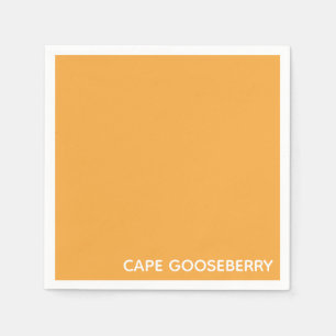 Cape Gooseberry, gelbe Farbe Serviette