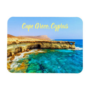 Cape Greco Cyprus stilisiert Magnet