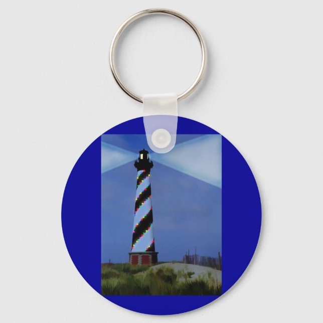 Cape Hatteras Holiday Lights Schlüsselanhänger (Vorderseite)