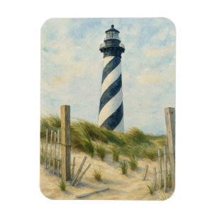 Cape Hatteras Leuchtturm Aquarell Magnet