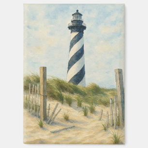 Cape Hatteras Leuchtturm Aquarell Magnet