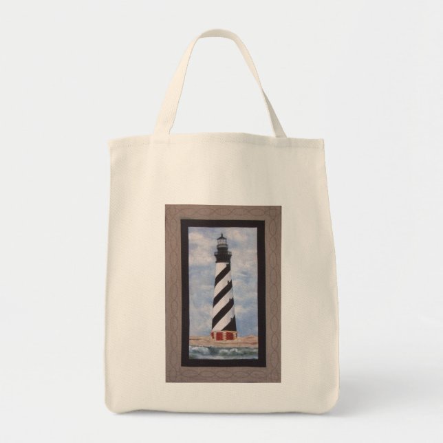 Cape Hatteras Leuchtturm-Tasche Tragetasche (Vorne)