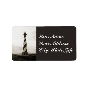 Cape Hatteras Lighthouse Adressaufkleber