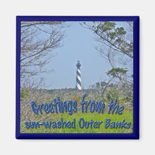 Cape Hatteras Lighthouse aus der Wetlands-Reihe Magnet