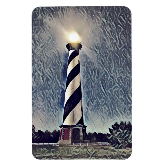 Cape Hatteras Lighthouse Äußere Banken OBX NC Magnet (Vertikal)