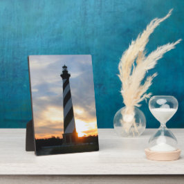 Cape Hatteras Lighthouse bei Sonnenuntergang Fotoplatte