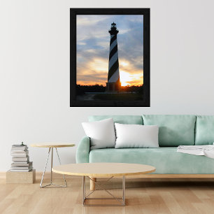 Cape Hatteras Lighthouse bei Sonnenuntergang Poster