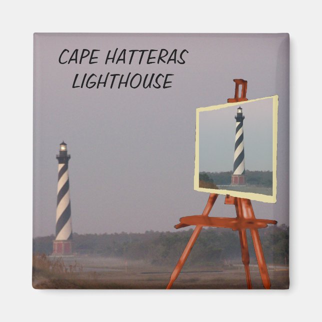 CAPE HATTERAS LIGHTHOUSE-MAGNET MAGNET (Vorne)