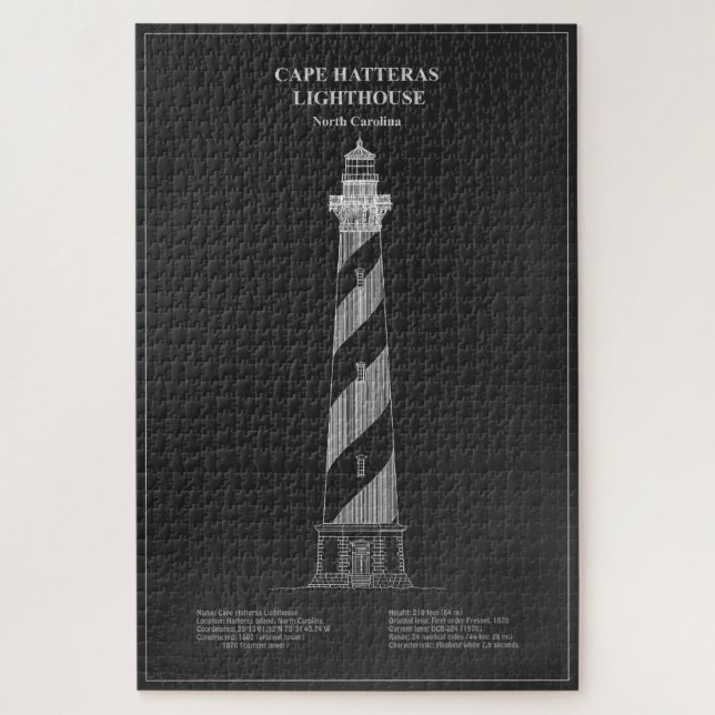 Cape Hatteras Lighthouse - North Carolina - PD Puzzle (Vertikal)