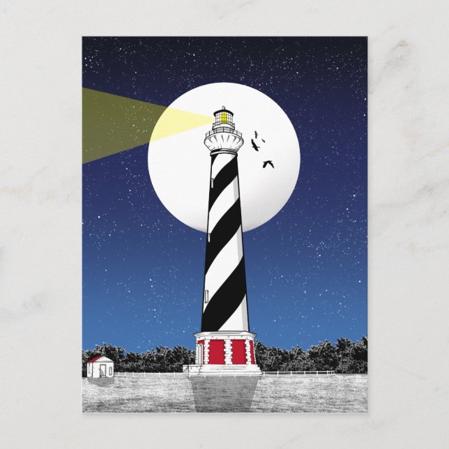 Cape Hatteras Lighthouse North Carolina Postkarte (Vorderseite)