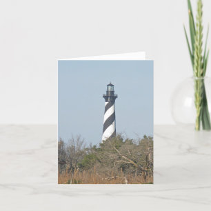 Cape Hatteras Lighthouse oberhalb Feuchtgebiete - Karte