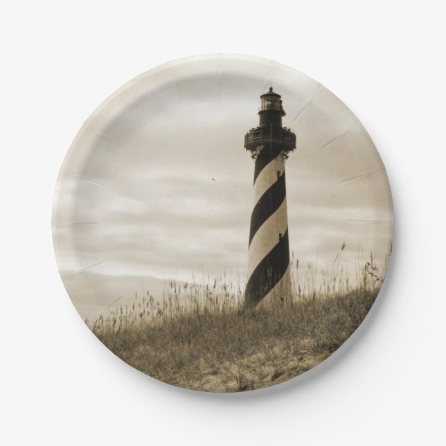 Cape Hatteras Lighthouse Pappteller (Vorderseite)