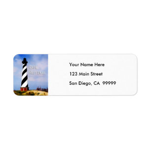 Cape Hatteras Lighthouse Poster Text Cape Hatteras