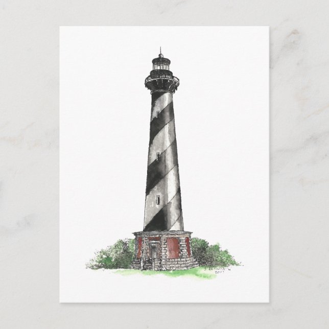 Cape Hatteras Lighthouse Postkarte (Vorderseite)
