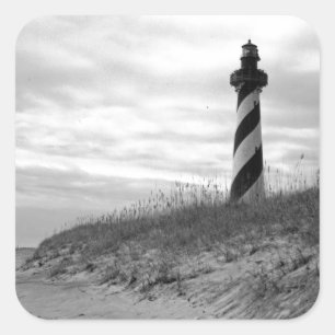 Cape Hatteras Lighthouse Quadratischer Aufkleber