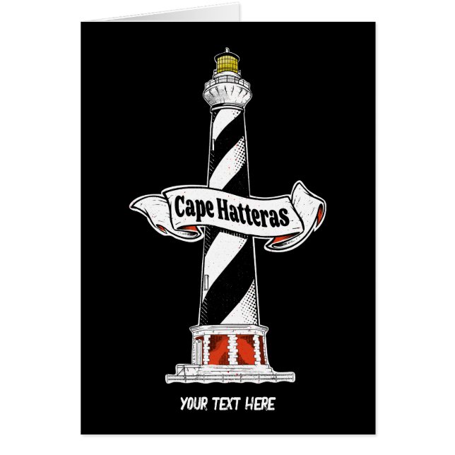 Cape Hatteras Lighthouse Schwarzweiß (Vorne)