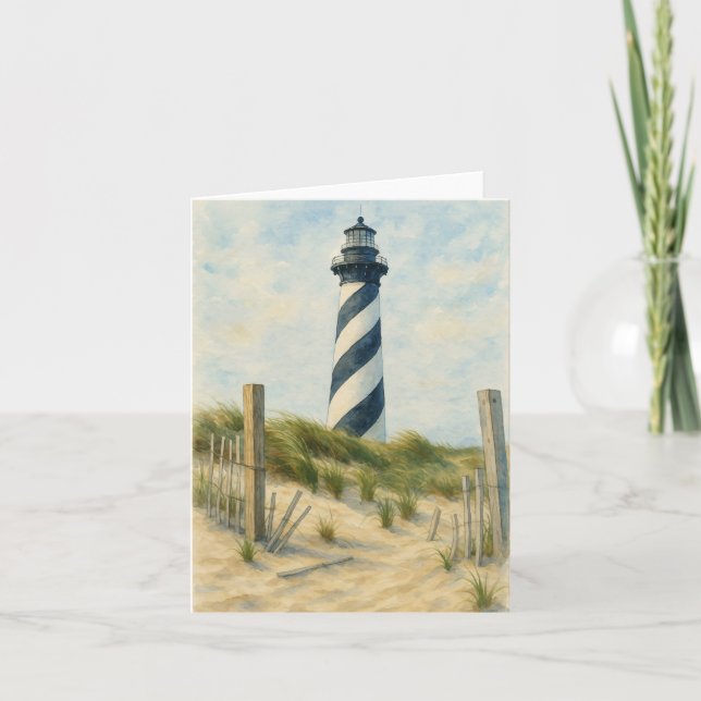Cape Hatteras Lighthouse Wasserfarbe (Vorderseite)