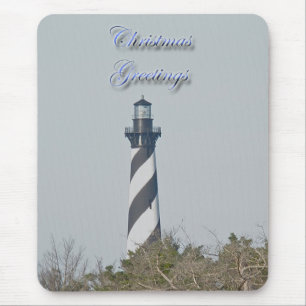Cape Hatteras Lighthouse Weihnachtsgrüße Mousepad
