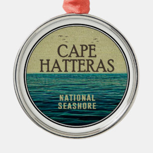 Cape Hatteras National Seashore Birds Ornament Aus Metall
