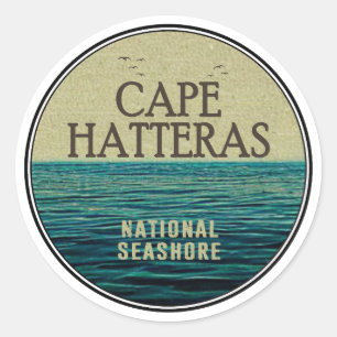 Cape Hatteras National Seashore Birds Runder Aufkleber