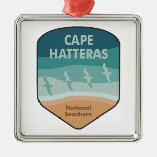 Cape Hatteras National Seashore Seagulas Ornament Aus Metall