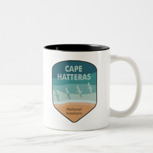 Cape Hatteras National Seashore Seagulas Zweifarbige Tasse