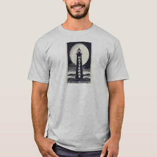 Cape Hatteras North Carolina Leuchtturm Moon T-Shirt