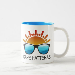 Cape Hatteras North Carolina Sonnenbrillen Zweifarbige Tasse