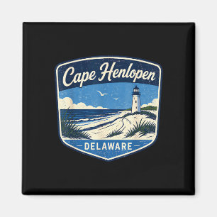 Cape Henlopen Delaware Leuchtturm Strand Ozean Magnet