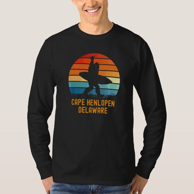 Cape Henlopen Delaware Sasquatch Souvenir T-Shirt (Vorderseite)
