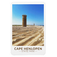 Cape Henlopen Staat Park Delaware Wasserfarbe
