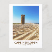 Cape Henlopen Staat Park Delaware Wasserfarbe