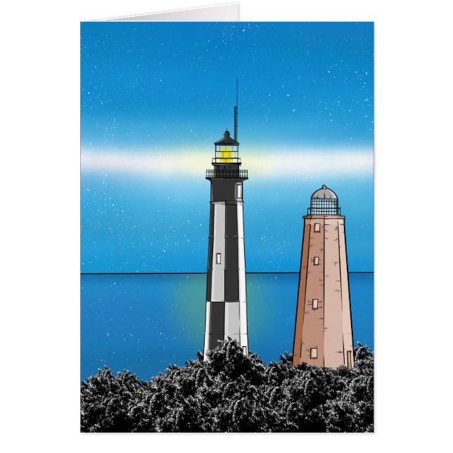 Cape Henry Lighthouse in der Nacht (Vorne)