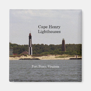 Cape Henry Lighthouses Magnet