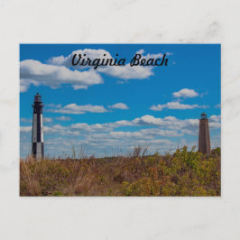 Cape Henry Lighthouses - Virginia Beach Postcard Postkarte