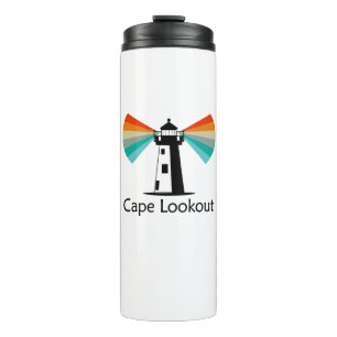 Cape Lookout Leuchtturm North Carolina Regenbogen Thermosbecher