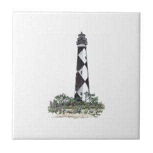 Cape Lookout Lighthouse Fliese