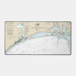 Cape Lookout to New River Nautical Chart 11543 Schreibtischunterlage