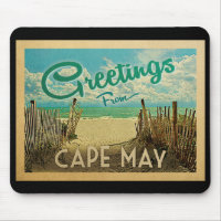 Cape May Beach Vintage Travel